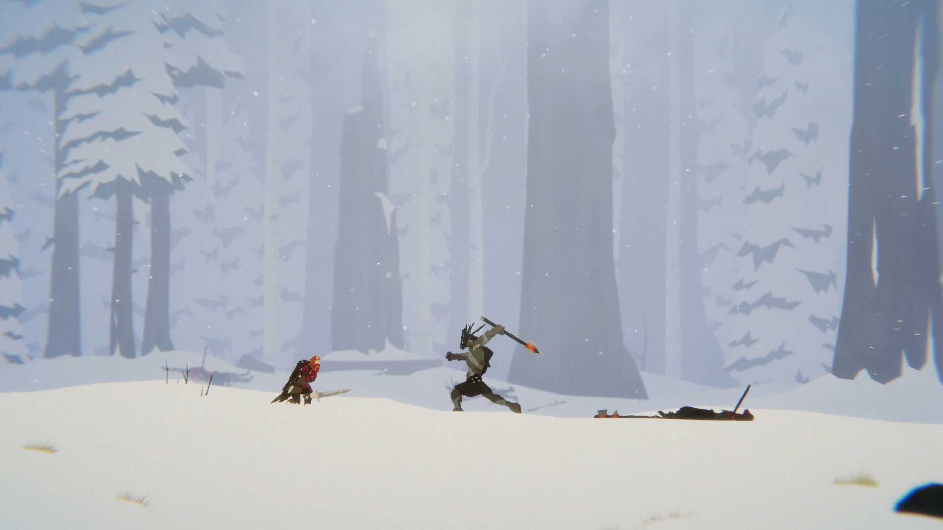 Bối cảnh tuyết trắng trong Unto the End