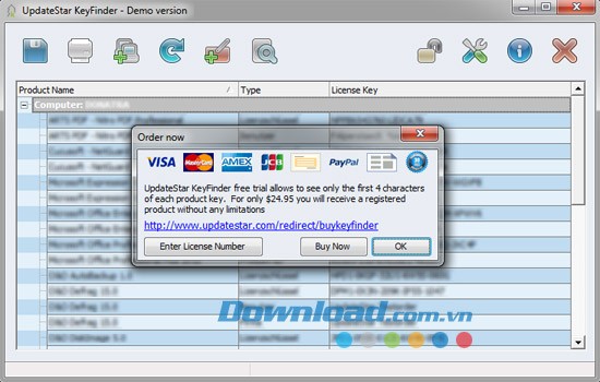 UpdateStar KeyFinder