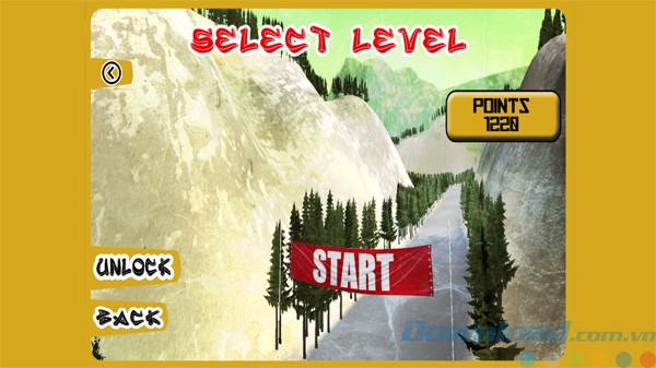 Chọn địa điểm đua xe