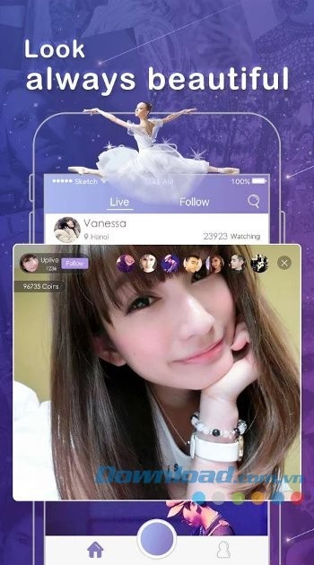 Xinh đẹp ở mọi góc độ khi lên sóng