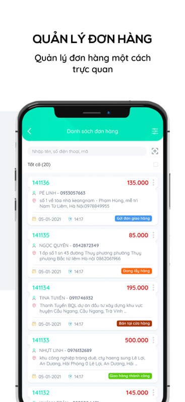 Quản lý đơn hàng