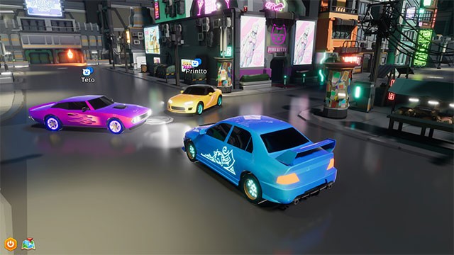 Downtown là nơi các game thủ giao lưu trực tuyến và khoe siêu xe