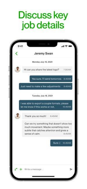 Thảo luận chi tiết công việc