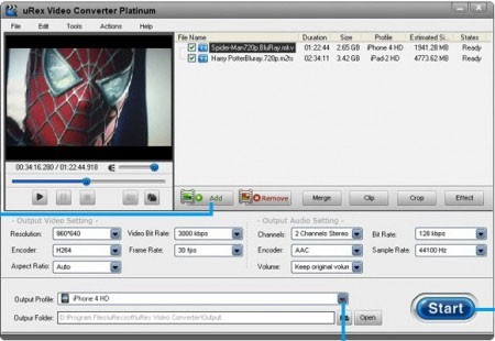uRex Video Converter Platinum