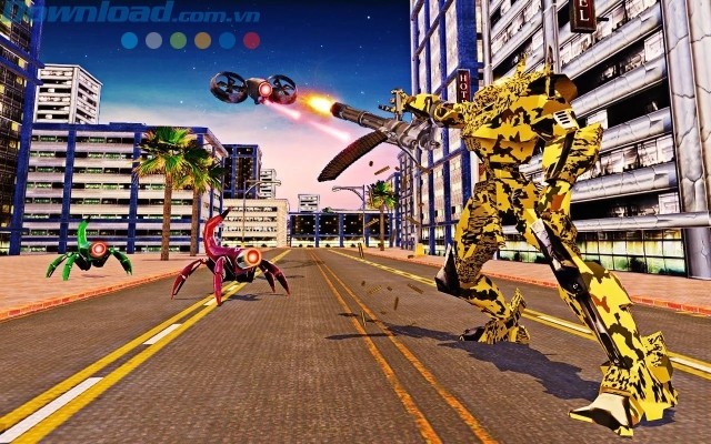 Biến hình từ người máy thành xe tăng và ngược lại