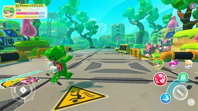 Đồ họa 3D siêu dễ thương với các nhân vật và môi trường được thiết kế ngộ nghĩnh