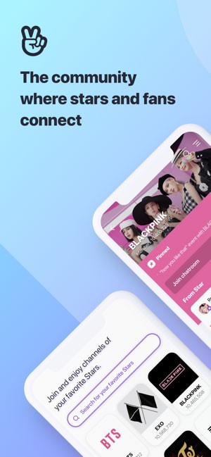 V LIVE tạo nên cộng đồng ngôi sao và fan
