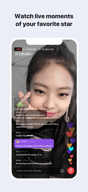 Giao lưu với ngôi sao qua livestream trên dịch vụ V