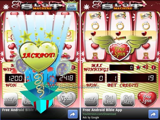 Trò chơi với giao diện ngày Valentine đáng yêu!