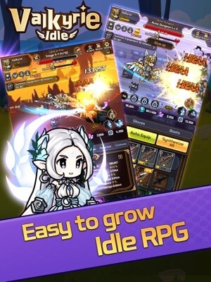 Valkyrie Idle là một game nhập vai chiến đấu nhàn rỗi thú vị