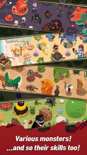 Vô số quái vật để bạn chiến đấu