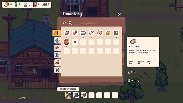 Quản lý tài nguyên và nguồn lực hiệu quả để thị trấn phát triển mạnh mẽ trong Vampire Rancher