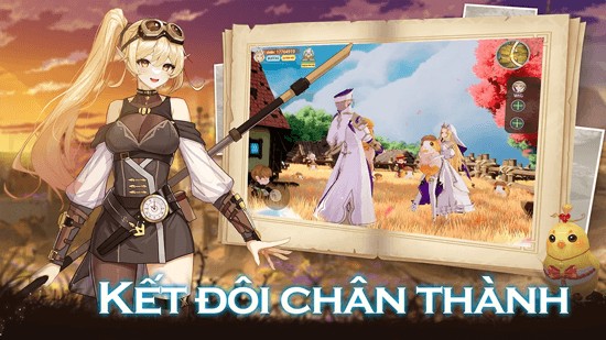 Kết đôi chân thành với nhiều người chơi khác