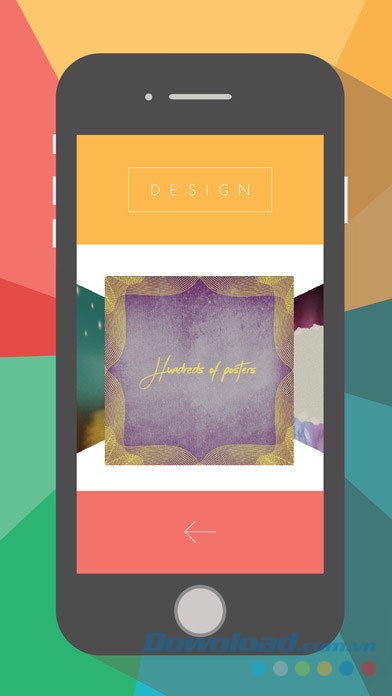 Chọn template và preset