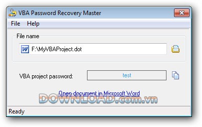 VBA Password Recovery Master