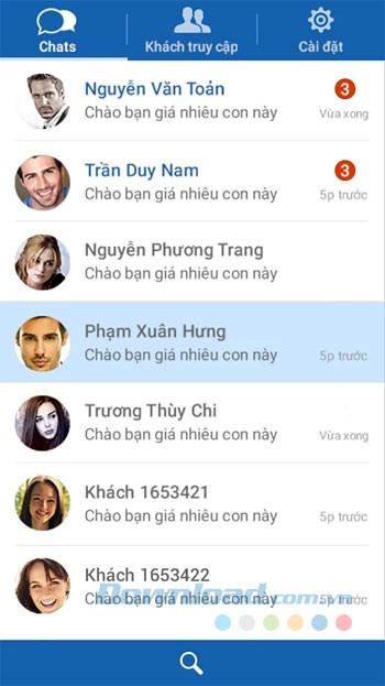 Giao diện chat