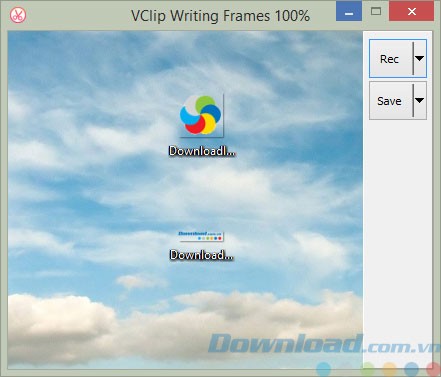 Giao diện của VClip