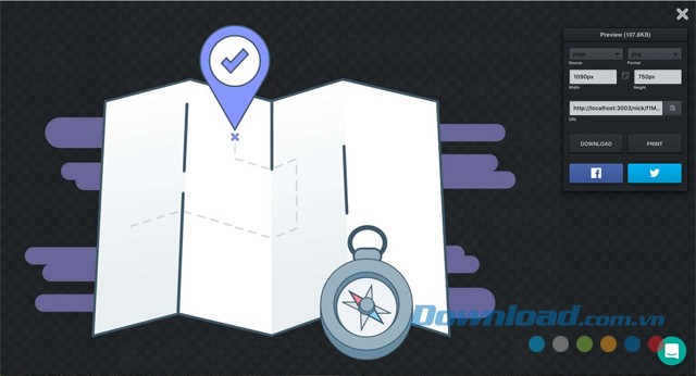 Giao diện xem trước của ứng dụng chỉnh sửa đồ họa vector Vectr trên Windows 10