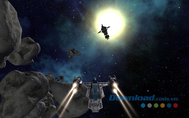 Giao diện chơi game Vendetta Online trên Android