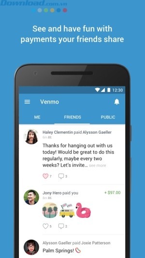 Cập nhật mua sắm của bạn bè