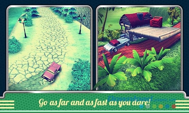 Lái xe tốc độ tránh chướng ngại vật