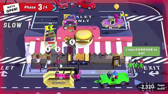 Very Very Valet là game hành động nhiều người chơi vui nhộn