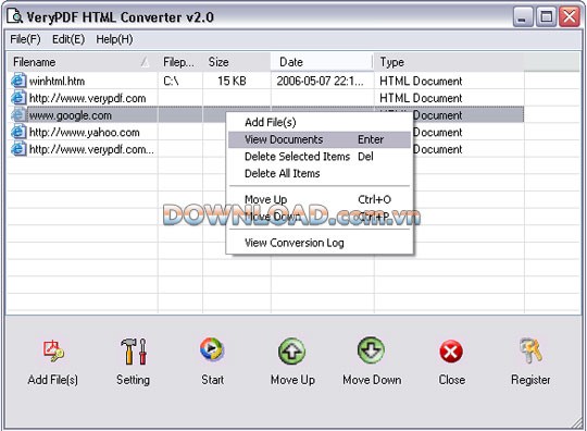 VeryPDF HTML to PDF Converter