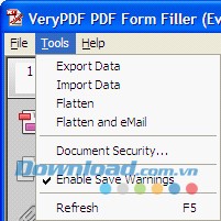 VeryPDF PDF Form Filler