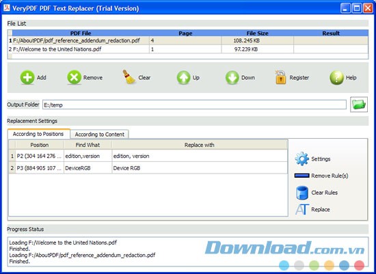 VeryPDF PDF Text Replacer