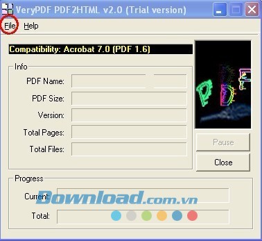 VeryPDF PDF to HTML Converter
