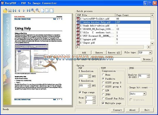 VeryPDF PDF To Image Converter