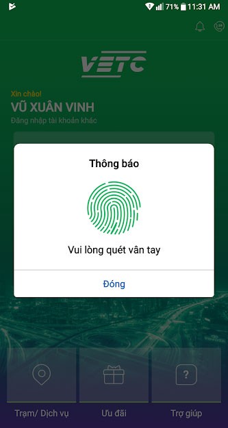 ứng dụng VETC
