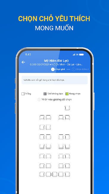 Chọn chỗ ngồi yêu thích