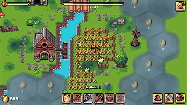 Sử dụng tài nguyên để xây dựng nhà cửa và hệ thống phòng thủ