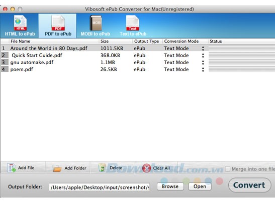 Vibosoft ePub Converter cho Mac