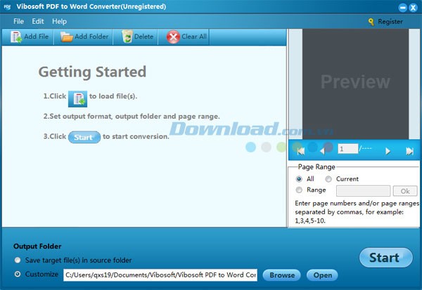 Vibosoft PDF to Word Converter