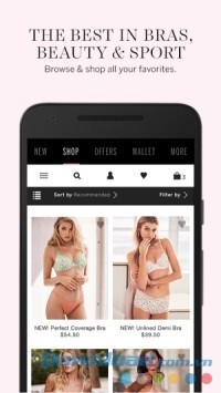 Mua nội y VS qua Victoria’s Secret cho Android