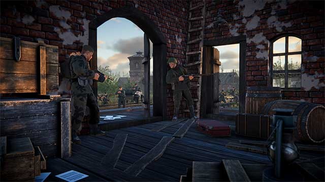 Khám phá và đánh giá địa hình, đánh chiếm các tòa nhà,...