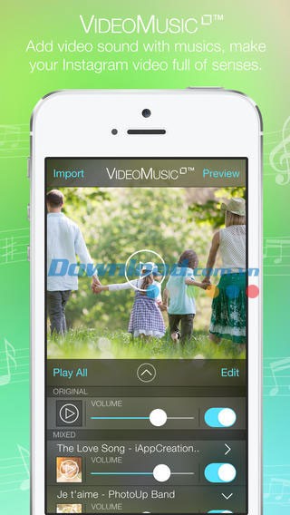 Video Background Music Square Free for iOS