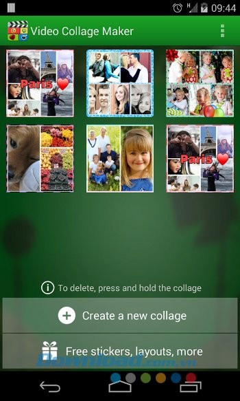 Video Collage Maker cho phép lưu sản phẩm và chỉnh sửa khi cần thiết