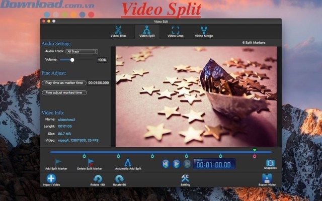 chia tách video thành nhiều đoạn nhỏ