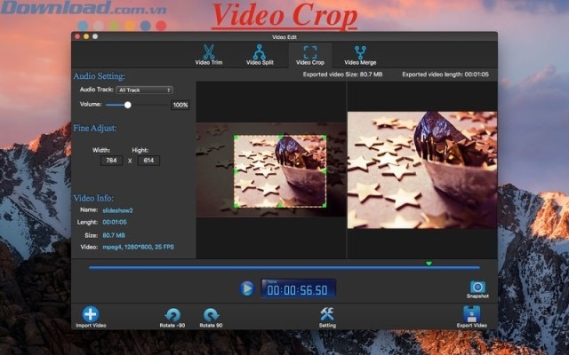 Cắt video dễ dàng