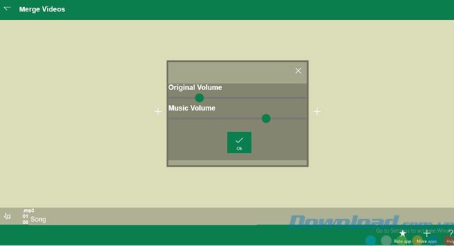 Ghép video với nhiều lựa chọn