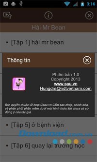 Video hài Mr Bean hay nhất for Android