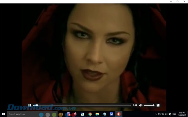 Giao diện trình phát Video Player