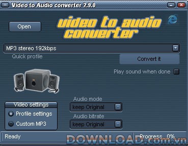 Video to Audio converter
