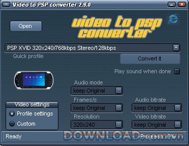 Video to PSP converter