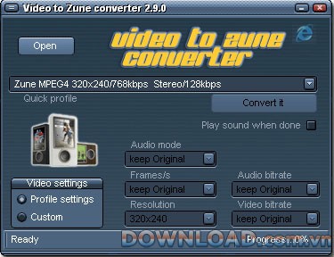Video to Zune converter