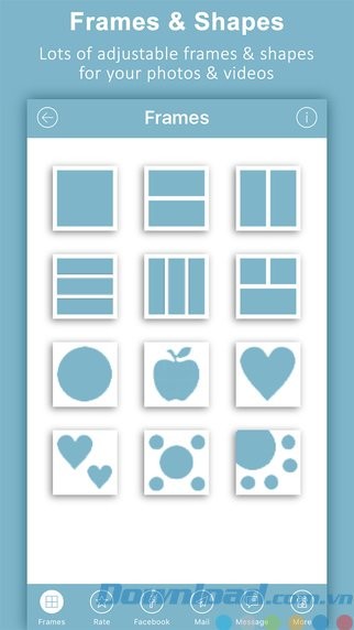 Chọn bố cục và hình dạng khung ảnh