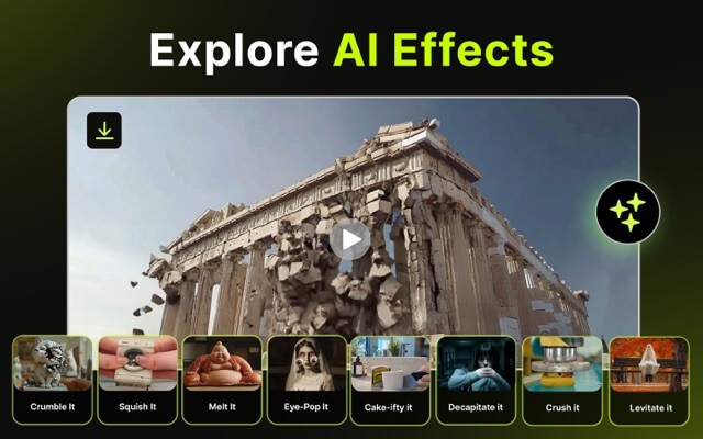 Khám phá các hiệu ứng AI độc đáo